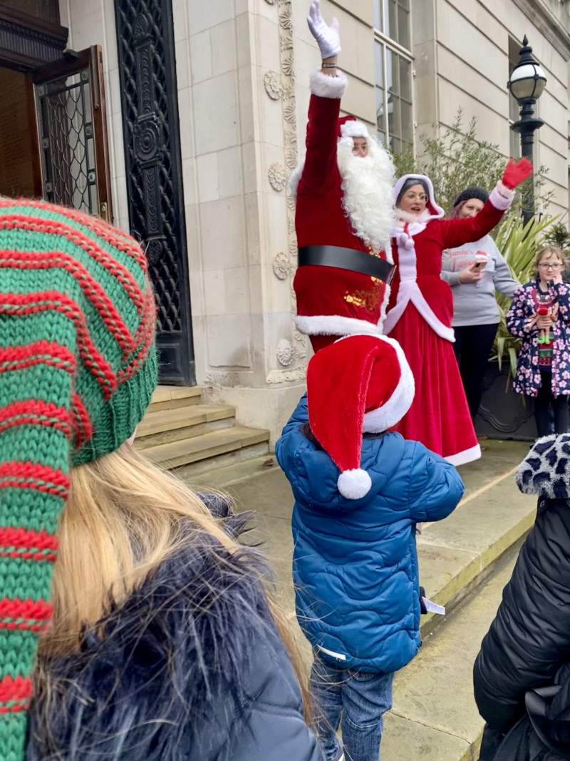 Image for Meeting Mr and Mrs Claus at town hall