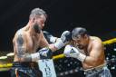 5 - Boxing action at the Metrodome