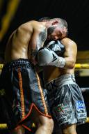 6 - Boxing action at the Metrodome