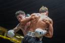 17 - Boxing action at the Metrodome