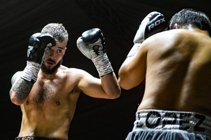 Image for Boxing action at the Metrodome