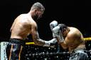 9 - Boxing action at the Metrodome