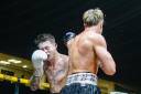 2 - Boxing action at the Metrodome