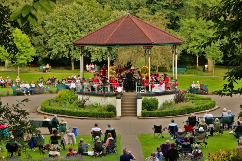 Main image for Band's 50th birthday brings in charity cash