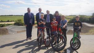 Main image for Town's first bike track opens