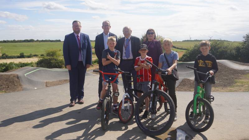 Main image for Town's first bike track opens