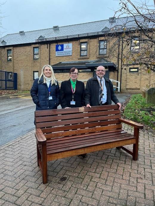 Business manager Katy, Councillor Susan Bellamy and Councillor Martin Morrell