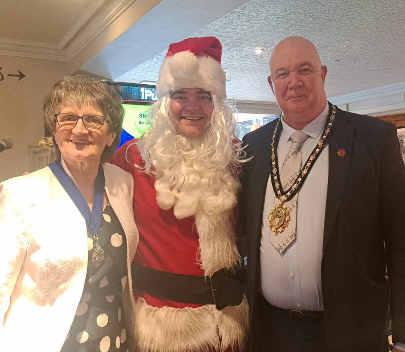 The Deputy Mayor and Mayoress with Oliver.