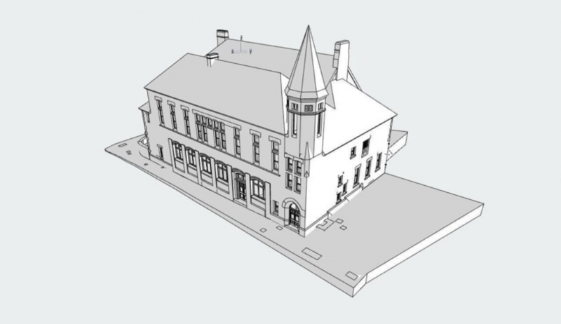 An artist's impression of the NAVE building.