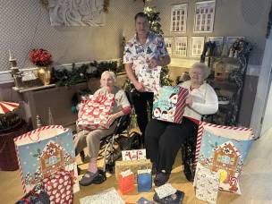 Main image for Care home's shoebox appeal supporting lonely residents