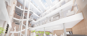 An artist's impression of the new Institute of Technology at Barnsley College University Centre.