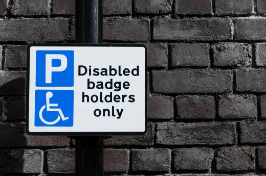 Main image for Blue badge parking numbers rise by over ten per cent