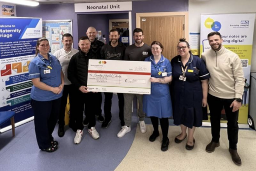 Main image for Dad Ryan raises cash for baby unit