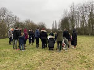 Main image for Families gather for tree-planting initiative