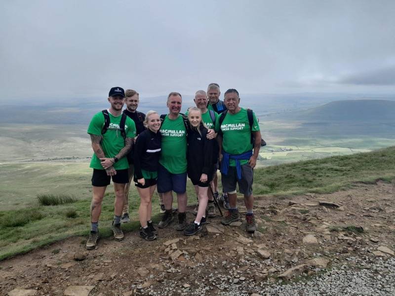 Main image for Group takes on Three Peaks for Macmillan