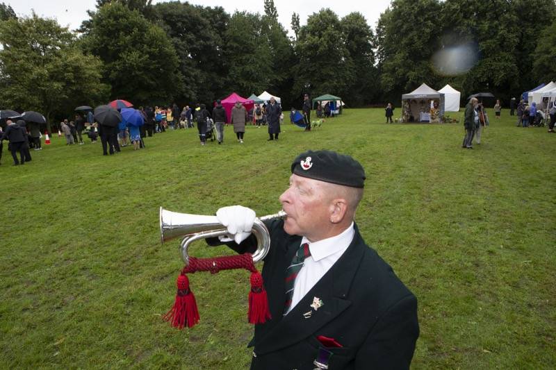 Barnsley bugler Paul Goose