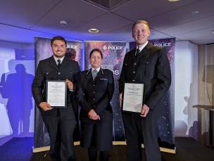 Main image for Award-winning pair ‘the epitome of selfless and courageous police officers’