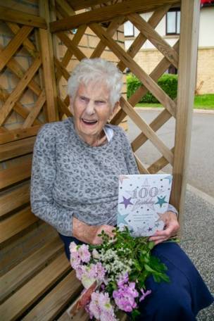 Main image for Doris celebrates 100th birthday