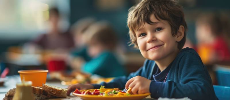 Main image for Free school meals hit decade-high