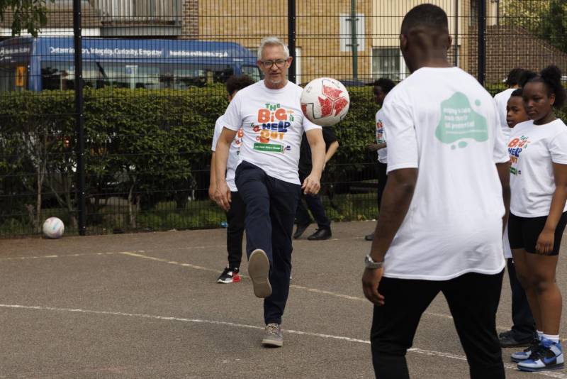 Match of the Day host and former England striker Gary Lineker helped launch this year’s campaign.