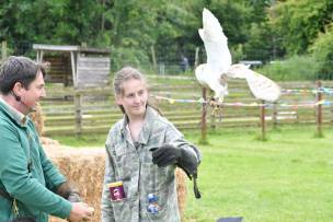 Main image for Birds of prey visit for animal care students