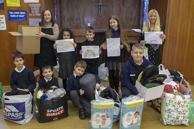 Main image for Primary school helps collect for Ukraine