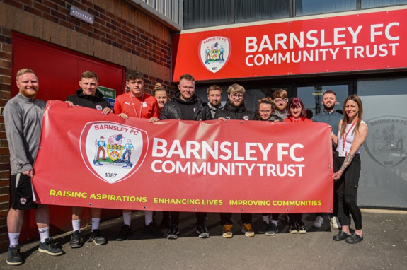 Main image for Community Trust takes centre stage at Oakwell takeover day