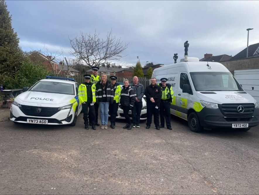 Main image for Officers join forces for Barnsley day of action