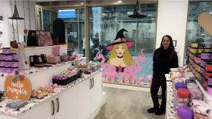 Nicoletta Brant, owner of Marshmallow Blends at the Marshmallow Blends store in Barnsley