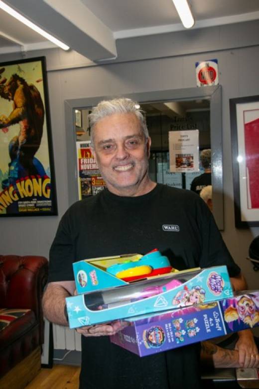 Main image for Tony plans Santa's grotto as part of annual toy appeal