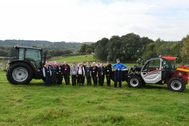 Main image for Hi-tech tractor delivery for farm's agricultural students