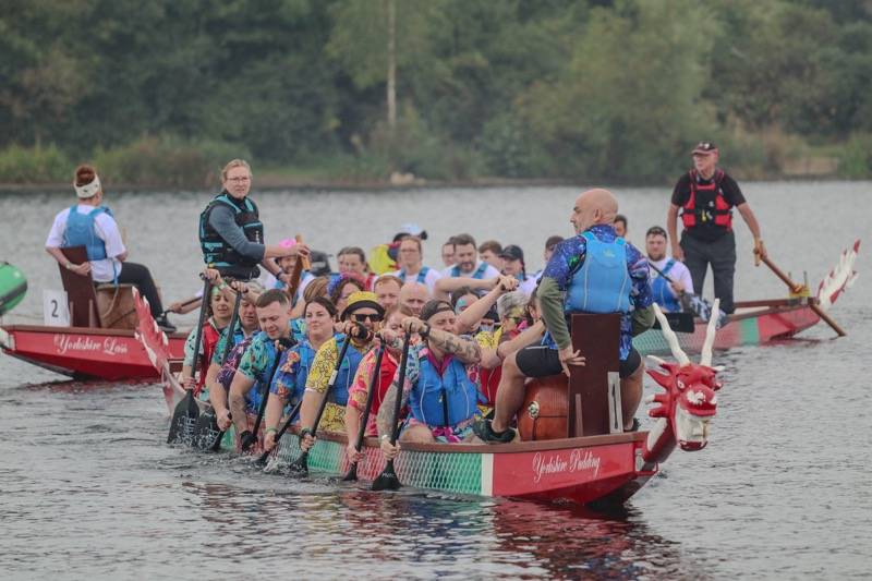 Main image for Amazing camaraderie as dragon boats compete for shield