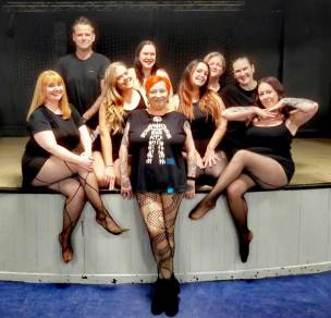 Main image for Burlesque dancers step up to help hospice