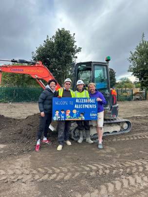 Main image for Allotment project reaches out to adults with learning difficulties