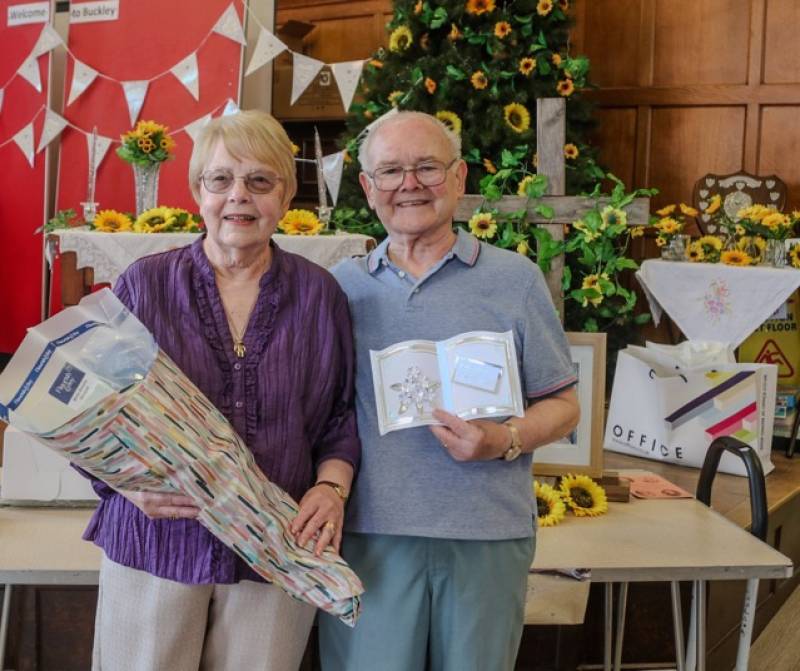 Main image for Couple celebrate their diamond day