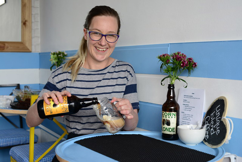 Main image for Ice cream shop combines local produce with real ales