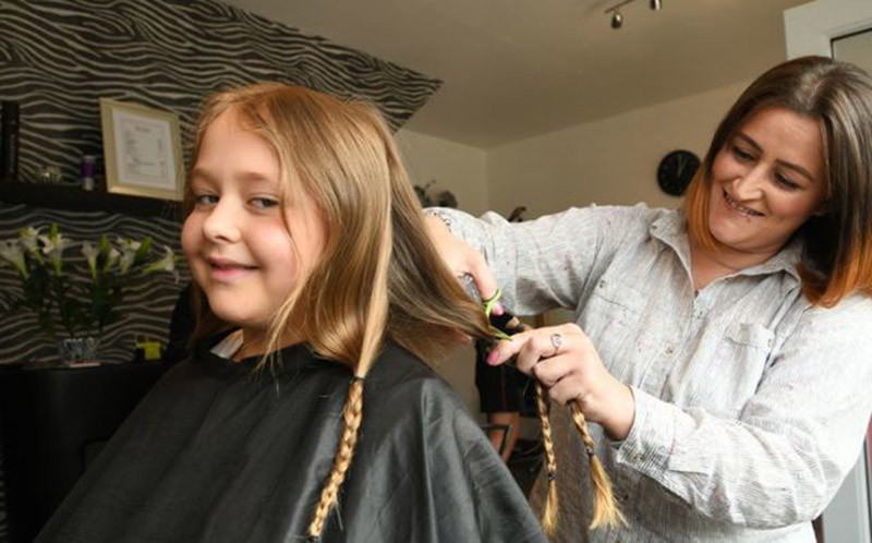 Maisie is a cut above with hair donation | We Are Barnsley