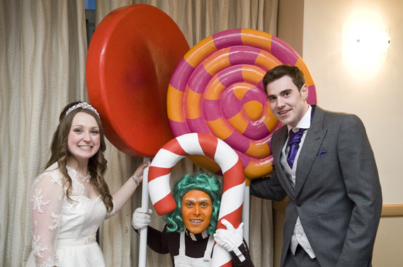 Wacky Willy Wonka Wedding Wows Guests | We Are Barnsley
